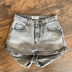 One Teaspoon High Waist Jean Shorts